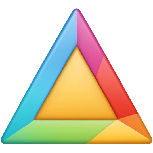 emoji for rectangle and triangle emoji