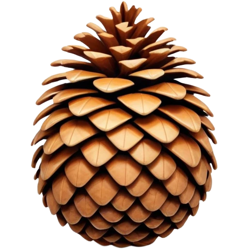 The fir cone emoji