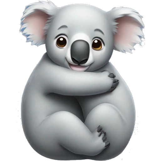 Hugging koalabears emoji