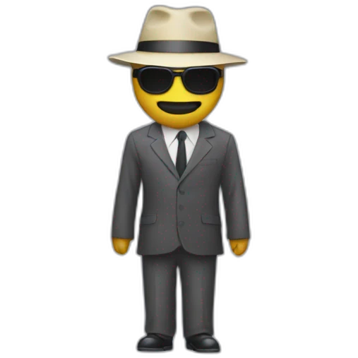 Invisible man emoji