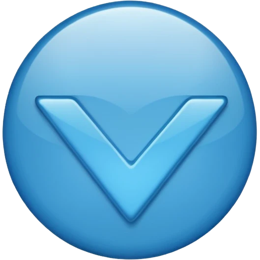 Blue verification checkmark emoji. emoji