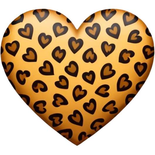 Cuore leopardato emoji