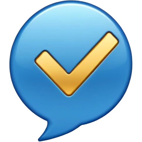 El verificado de tiktok emoji