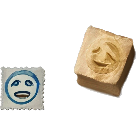 A singular Stamp is a small piece of paper or adhesive material used as evidence of payment for postage, often decorative emoji