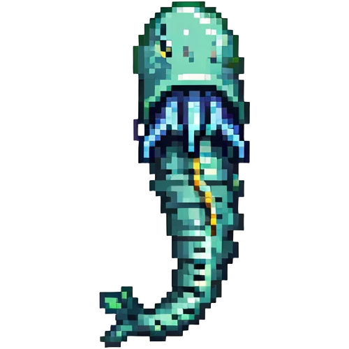 MRI parasitic embryo, digital, fetal small shape, eerie, horror, pupa, crystalis, in-utero, sea-life, siphonophore, polyp, Cnidaria emoji