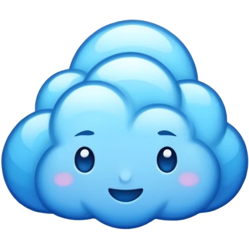 A lot of light blue rays  of storm emoji
