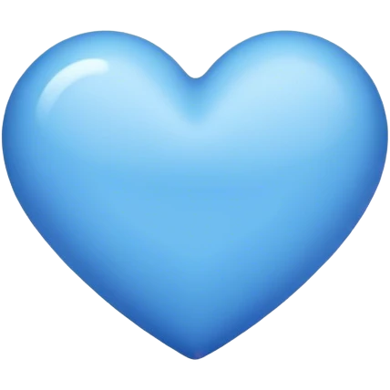 Blue heart emoji