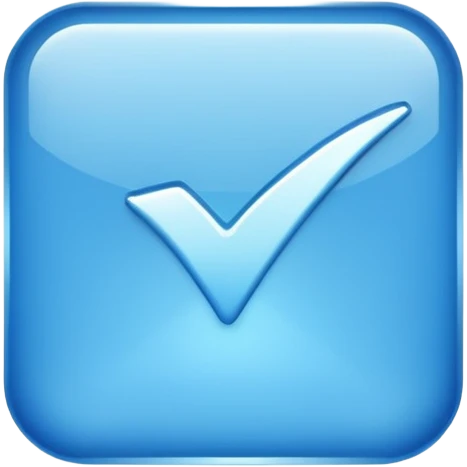 Can you create a blue tick badge as an emoji emoji