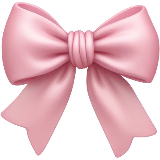 Light pink bow  emoji