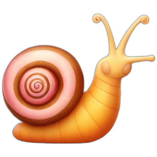 Candy snail emoji