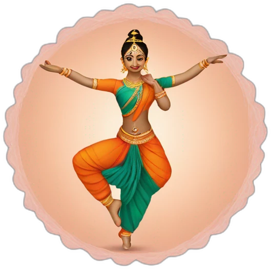 a bharatanatyam  emoji
