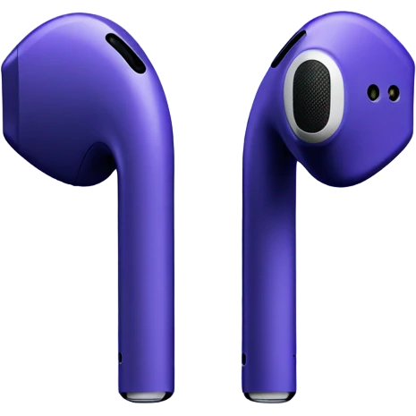 Big AirPods 58 Color dark-Purple emoji