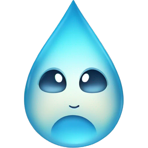 water tear drops emoji