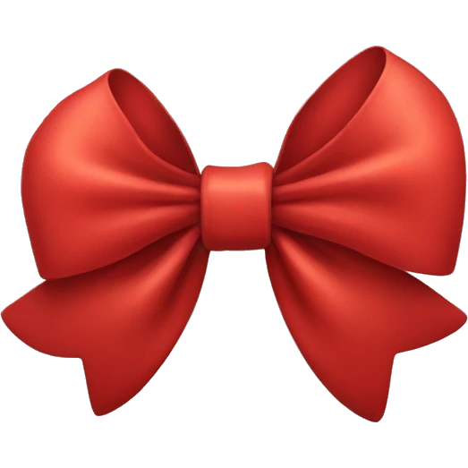 red bow emoji