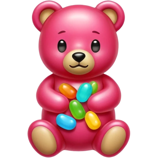 jelly bean bear emoji