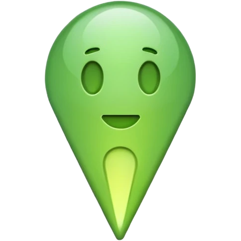 make exclamation point in light green color emoji emoji