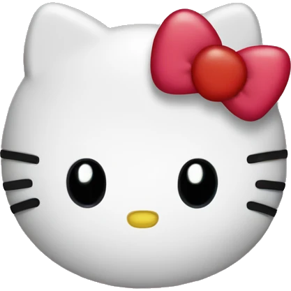 hello kitty heart emoji