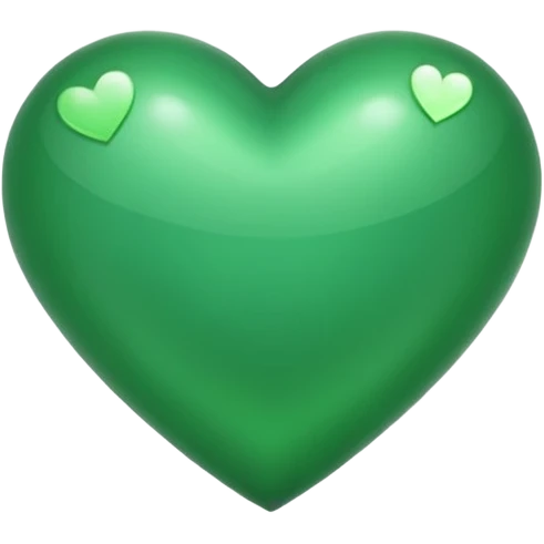 Yeşil kalp  emoji
