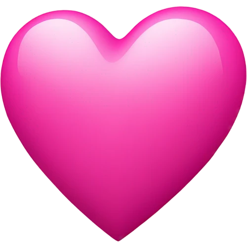 Pink heart emoji