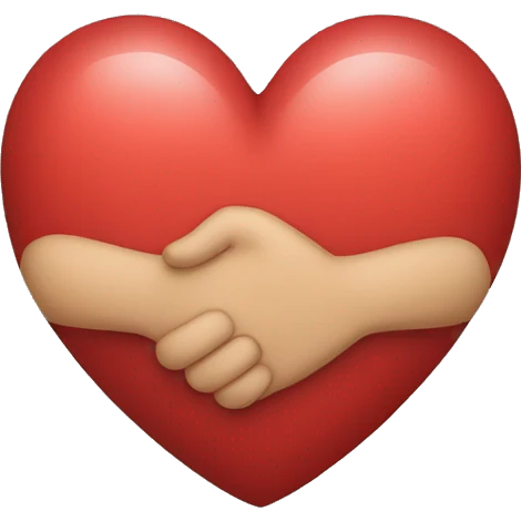 Corazón formado con manos  emoji