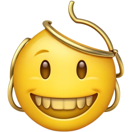 Emoji with gold grills emoji
