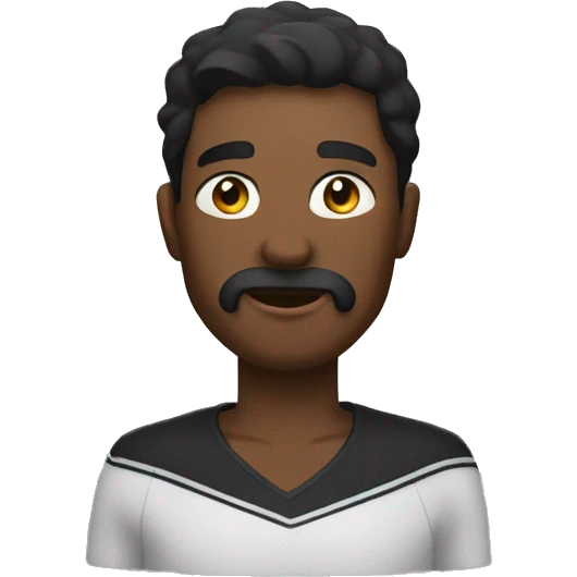 Homme noir en kamis  emoji