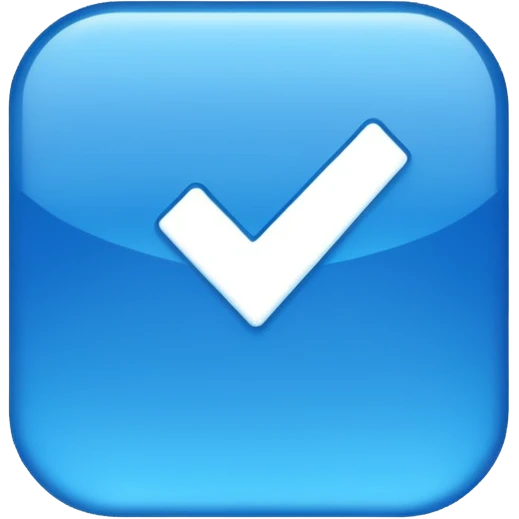 Instagram mavi tiki emoji