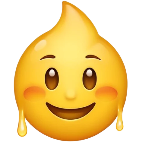 hot smirk ios emoji with sweat emoji