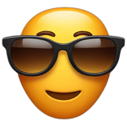 Kidney with sunglasses emoji