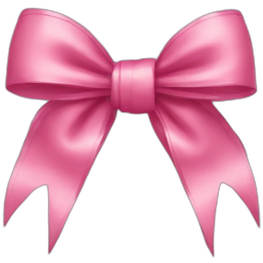 coquette bow emoji