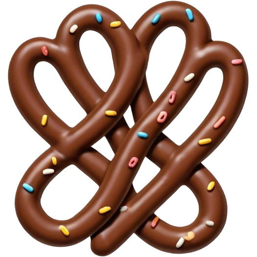 Hersheys chocolate pretzels  emoji