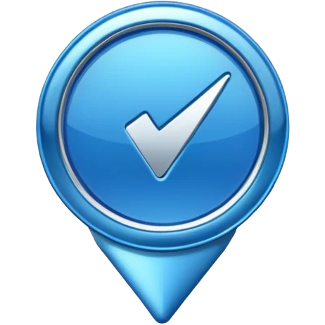 blue Verification badge for tiktok  emoji