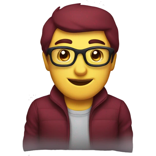 burgundy pack of pillows emoji