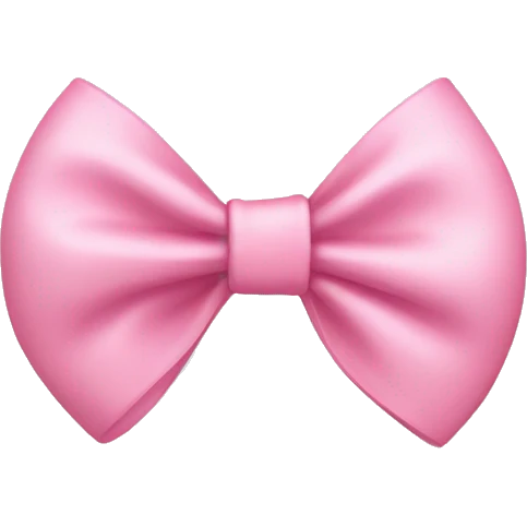 baby pink bow emoji