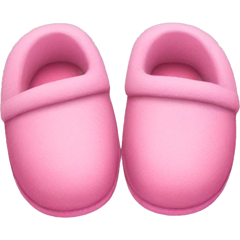 pink slippers emoji