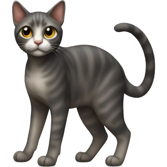 Cat short legs emoji