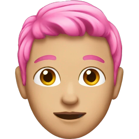 Pink emoji