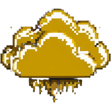 golden Flying Nimbus cloud from Dragon Ball anime emoji