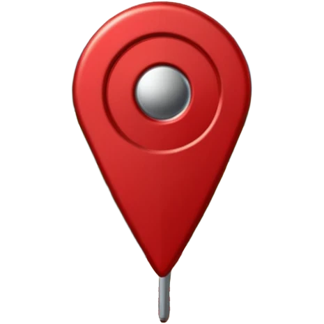 gps locater pin on west coast nz terrain map emoji