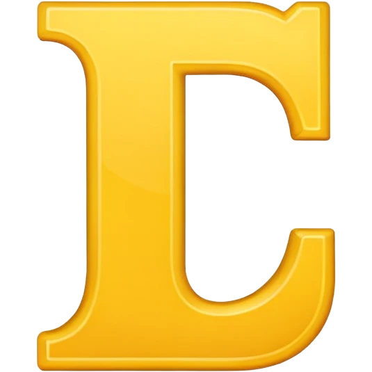 The letter l with a yellow background  emoji