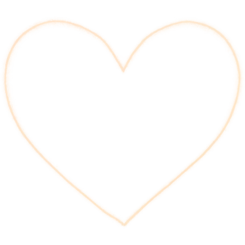 heart with a soft rainbow mist emoji