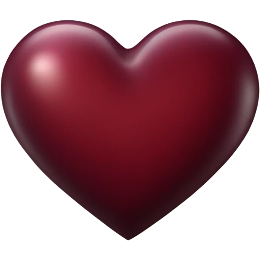 dark red heart emoji