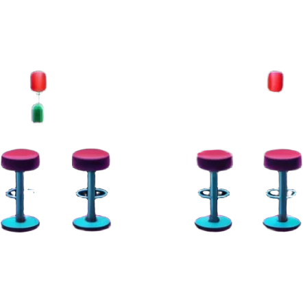 nightclub wtihout people. emoji