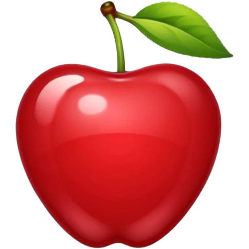 stiker de estudio guinda emoji