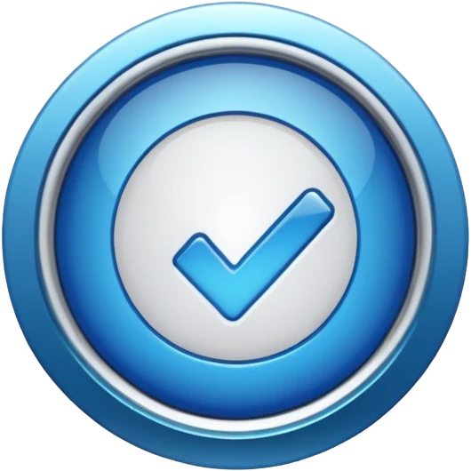 Verificación blue de tiktok emoji