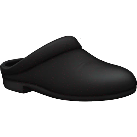 black slippers emoji