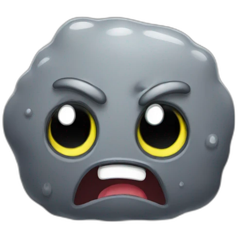 angry grey slime emoji