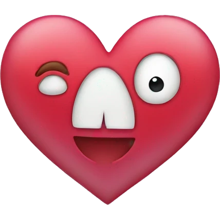 Heart with s emoji