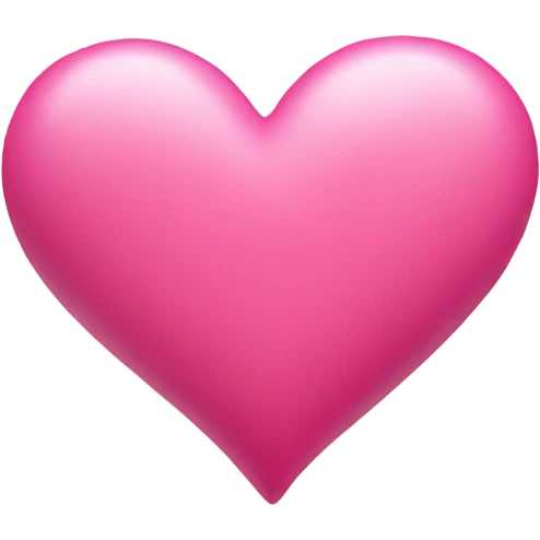 Pink heart  emoji