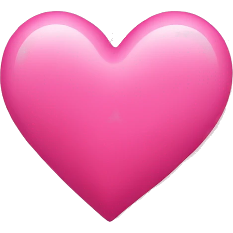 pink heart emoji